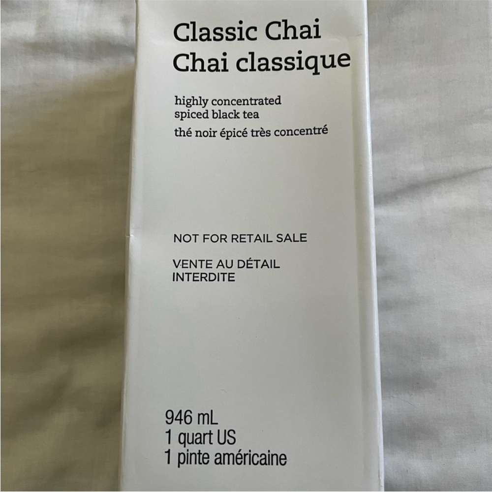 2 Classic Chai for @carolincloset